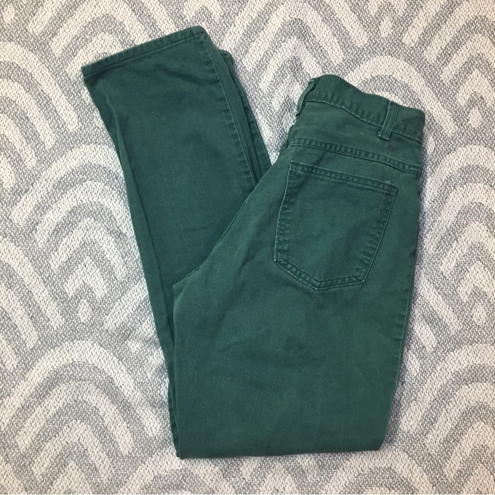 STUFFED SHIRT Vintage High Rise Green Jeans, Juniors 9/10 Retro Y2K